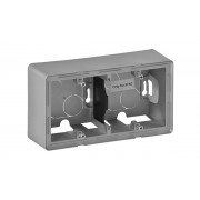 Valena Life - Коробка для накладного монтажа 2поста, алюминий