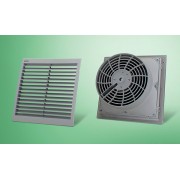 Вентилятор с фильтром, 84Вт, 485(831)м3/час, 230VAC, 286x286мм, IP54