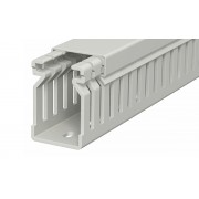 Перфокороб LK4 40025, органайзер для шкафов, 40 x 25 мм (глубина х ширина крышки), L=2000мм, RAL 7030 серый