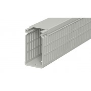 Перфокороб LK4 N 80040, органайзер для шкафов, 80 x 40 мм (глубина х ширина крышки), L=2000мм, RAL 7030 серый