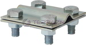 Зажим полоса-прут