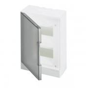 Щиток навесной ABB Basic E BEW402216, 2x8M, прозр. серая дверь, 63A, IP40, 230x315x102mm, 2хPEN-шина