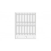 Маркировка MG-ETF 54192 для кабеля, 13x57мм (карта 14 шт), белый