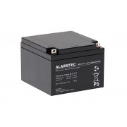 Батарея аккумуляторная Alarmtec BP26-12, 12V/26Ah, 125x166x175 HxLxW, 8kg, 5 лет