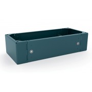 Боковые панели цоколя для щита EC 350x100мм со встроенными уголками, 2шт с монт. компл., RAL5020