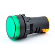 Светосигнальная арматура SK 230VAC, 22мм, IP65, зеленая