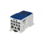 Блок распред. Morek OJL280A сине-серый, 1P, вх. 1x35_120mm? Al/Cu, вых. 4x2,5_10+5x2,5_16+2x6_35mm? Cu, 280(CU)/250(AL), винтовые зажимы