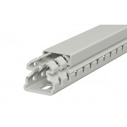 Перфокороб LKV 25025, органайзер для шкафов, 25 x 25 мм (глубина х ширина крышки), L=2000мм, RAL 7030 серый