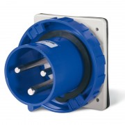 Вилка встраиваемая 2P+E IP67 125A 6h 200-250V 114х114 серия OPTIMA