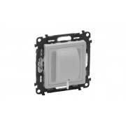 Valena Life - Выключатель кнопочный шнурковый, 6А, алюминий (инд. упаковка)