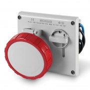 Розетка встраиваемая с блокировкой 3P+N+E IP67 32A 6h 380-415VAC 136X125 серия OMNIA