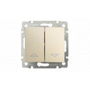 Valena - Кнопка для управления рольставнями двойная, сл.кость