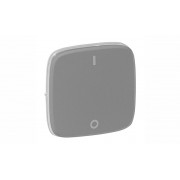 Valena Allure - Лицевая панель для выключателя двухполюсного, алюминий