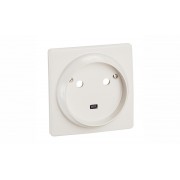 Розетка силовая 32A, 2P+E, 100х100мм, защ. шторки, сл. кость