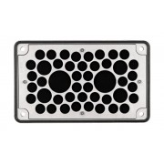 Панель (фланец) кабельного ввода F3A-D, серый, 230x140mm, кабельн. вводы: 40x(10_13mm); 4x(17_21mm); 2x(27_30mm), IP66