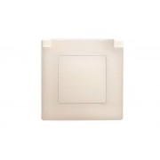 Etika - Рамка 1 пост IP44, не совместима с коробками накладного монтажа (сл.кость)