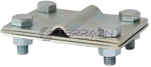 Зажим полоса-прут