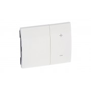 Galea Life - Обрамление для светорегулятора с блокировкой, White