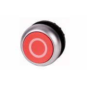 Кнопка красная Titan M22-D-R-X0, надпись 0, IP67