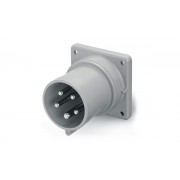 Вилка встраиваемая 3P+N+E IP44 32A 6h 346-415VAC 75х75 серия OPTIMA
