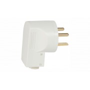 Вилка силовая 20A, 2P+E, боковой каб. вывод, сл. кость