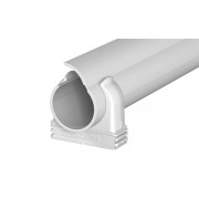 Комплект 2954 M16 LGR из 156шт. зажимов Quick clip OBO и 50м трубы Quick-Pipe М16, серый, ПВХ