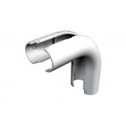 Угол 3953 B M25 LGR трубы Quick-Pipe 90° разъемный, IP44, наружн. ?31,2мм, серый, ПВХ