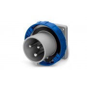 Вилка встраиваемая 2P+E IP67 16A 6h 200-250V 75х75 серия OPTIMA