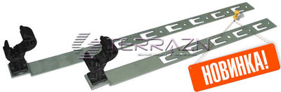 Держатель под черепицу с крючком, с пластиковым фиксатором