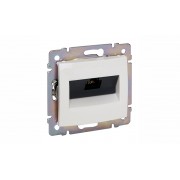 Valena - Розетка 1хRJ-45 FTP CAT6 монтаж на винтах, белая