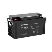 Батарея аккумуляторная Acumax AML120-12, 12V/120Ah, 225x410x177 HxLxW, 37.6kg, 10-12лет