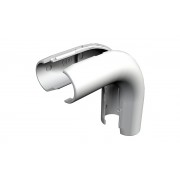 Угол 3953 B M16 LGR трубы Quick-Pipe 90° разъемный, IP44, наружн. ?20,4мм, серый, ПВХ