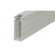 Перфокороб LK4 N 80025, органайзер для шкафов, 80 x 25 мм (глубина х ширина крышки), L=2000мм, RAL 7030 серый