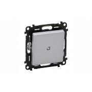 Valena Life - Переключатель промежуточный с подсветкой, алюминий (инд. упаковка)