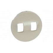Celiane - Лицевая панель для рычажкового выключателя двойного титан