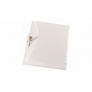 Дверь пластиковая белая с замком BCZ-A-TWS-3/39, Moeller