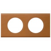 Celiane - Рамка 2 поста кожа карамель