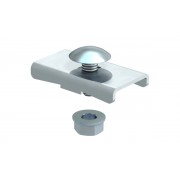 Фиксатор LKS 40 FS для крепления лотков лестничного типа высотой борта 45-60мм к кронштейнам, конв. оцинк.