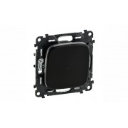 Valena Allure - Переключатель на 2 направления с подсветкой, антрацит (инд. упаковка)