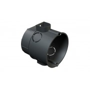 Коробка UG 60 VD монтажная одинарная, с возможностью объединения в линию, IP20, 13 вводов 20...25мм, глубина 60мм, черный, полистирол