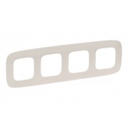 Valena Allure - Рамка 4 поста верт/гориз, слоновая кость