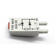 Модуль L M63R, красный LED, 110_240VAC/DC, серый, для GZT, GZM, GZS, GZMB, ES32