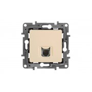 Etika - Розетка телефонная 1хRJ-11 4 конт. (сл.кость)