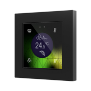 Flat 55 Display / Выключатель KNX сенсорный с дисплеем (стандарт рамки 55?55мм)