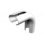 Угол 3953 B M20 LGR трубы Quick-Pipe 90° разъемный, IP44, наружн. ?25,2мм, серый, ПВХ