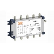 Устройство TV 4+1 коаксиальное, для спутник. и кабельн. многопозиц. переключателя, C+D