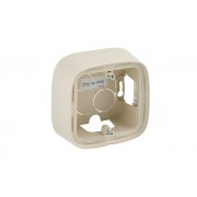 Valena Allure - Коробка для накладного монтажа 1 пост, слоновая кость