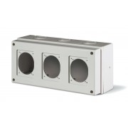 Щиток M150 под 3 встраиваемых разъема 70x87(86x104), 150x328x115, IP66 серия DOMINO