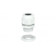 Ввод V-TEC VM16+LGR кабельный с контргайкой, М16х1.5, IP68, UV-resistant, для ввода кабеля ?4,5-10мм, серый, полиамид