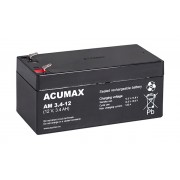 Батарея аккумуляторная Acumax AM3.4-12, T1, 12V/3.4Ah, 67x134x67 HxLxW, 1.35kg, 6-9 лет